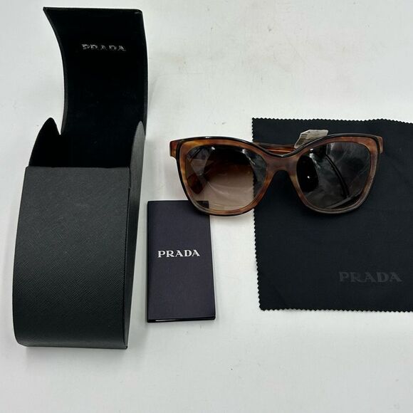 Women’s Prada retro tortoiseshell sunglasses made in Italy main image 4